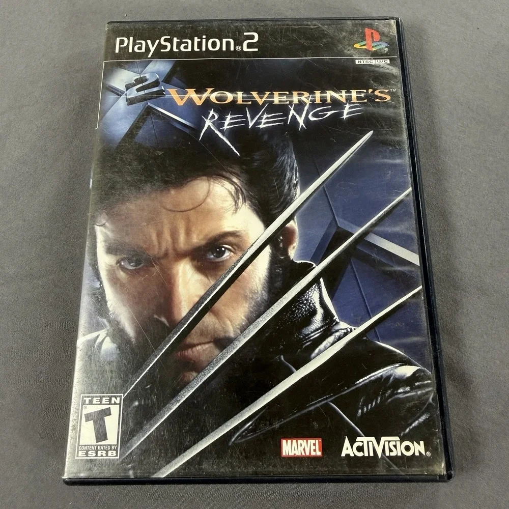 X2: Wolverine's Revenge (Sony PlayStation 2, 2003) No Manual TESTED
